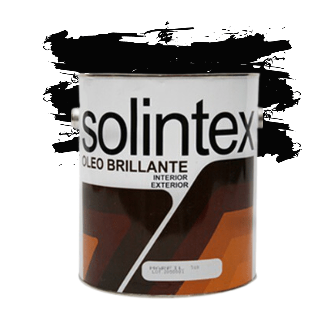 Esmalte Negro Brillante (GALON) - SOLINTEX