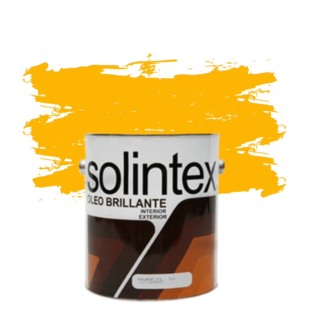 Esmalte Amarillo Industrial (1/4 GALON) - SOLINTEX