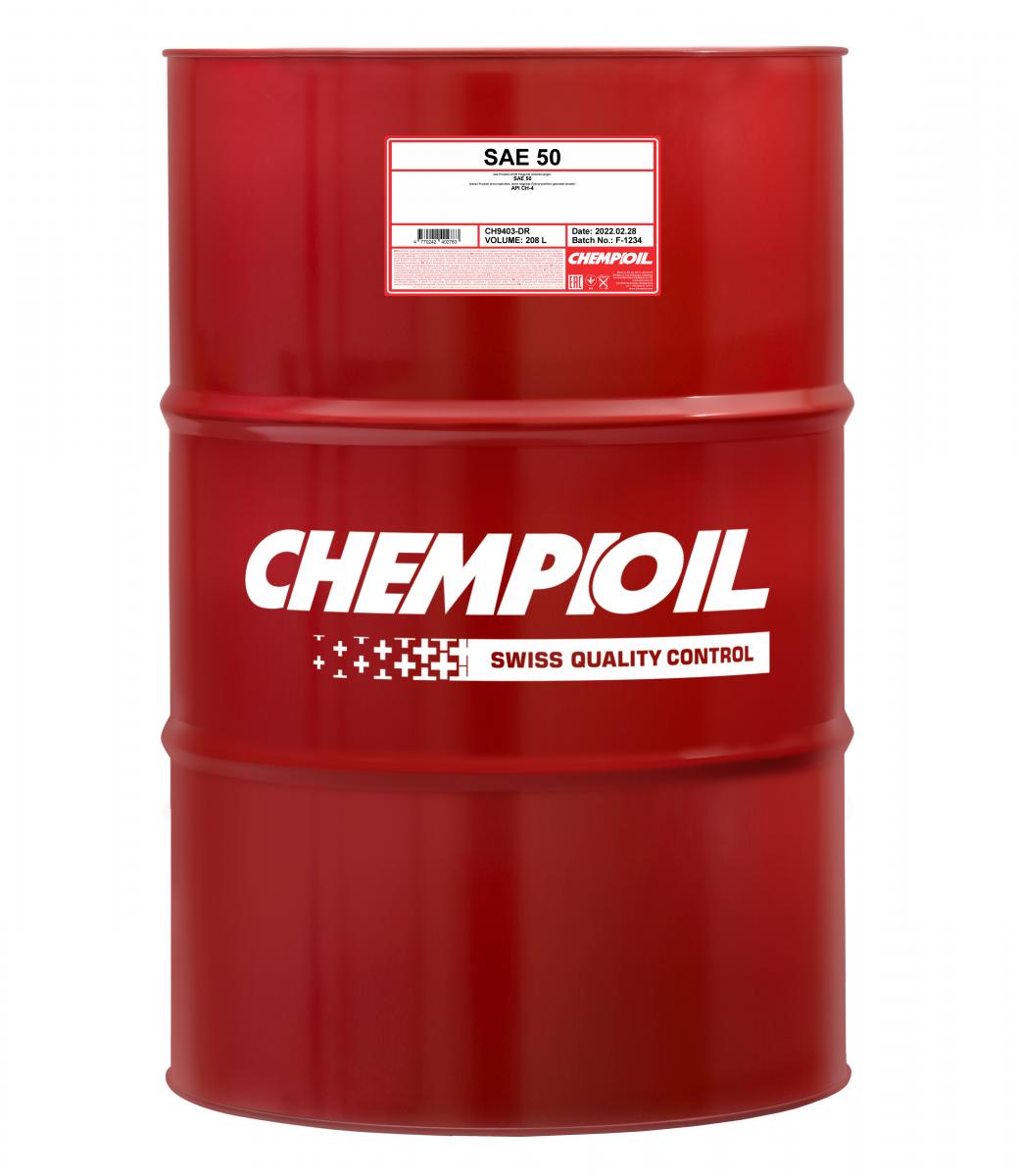 Aceite de Motor SAE 50 Base Mineral Tambor 208 Litros - CHEMPIOIL