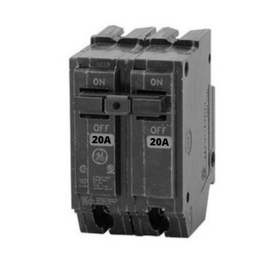Breaker de Empotrar 2X20AMP 220V- GENERAL ELECTRIC